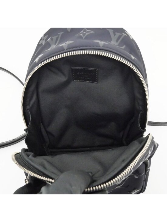 Louis Vuitton Monogram Nylon Palm Spring Mini Backpack Black Bag main image 7